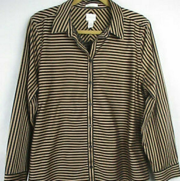 NWT Chico's Button Down Shirt - Picture 1 of 2